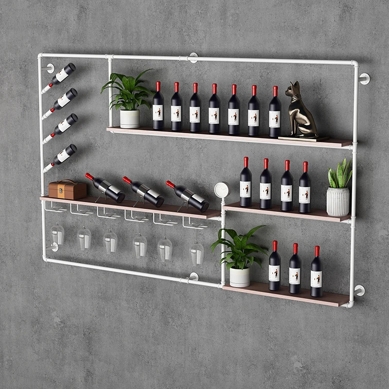 Wine Bottle Size - Wall Mounted Liquor Wine Cabinets Display