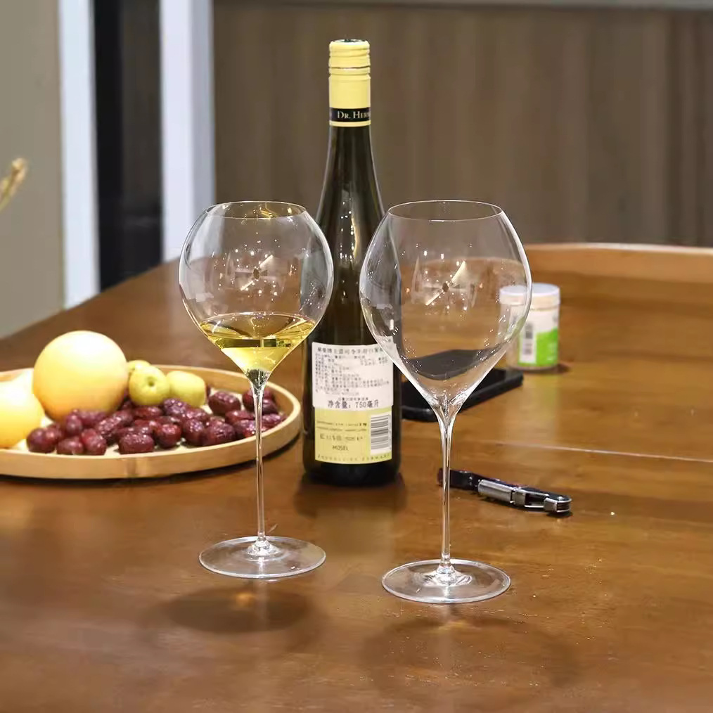 Wine Bottle Size - 550ml Large Thin White Wine Glasses