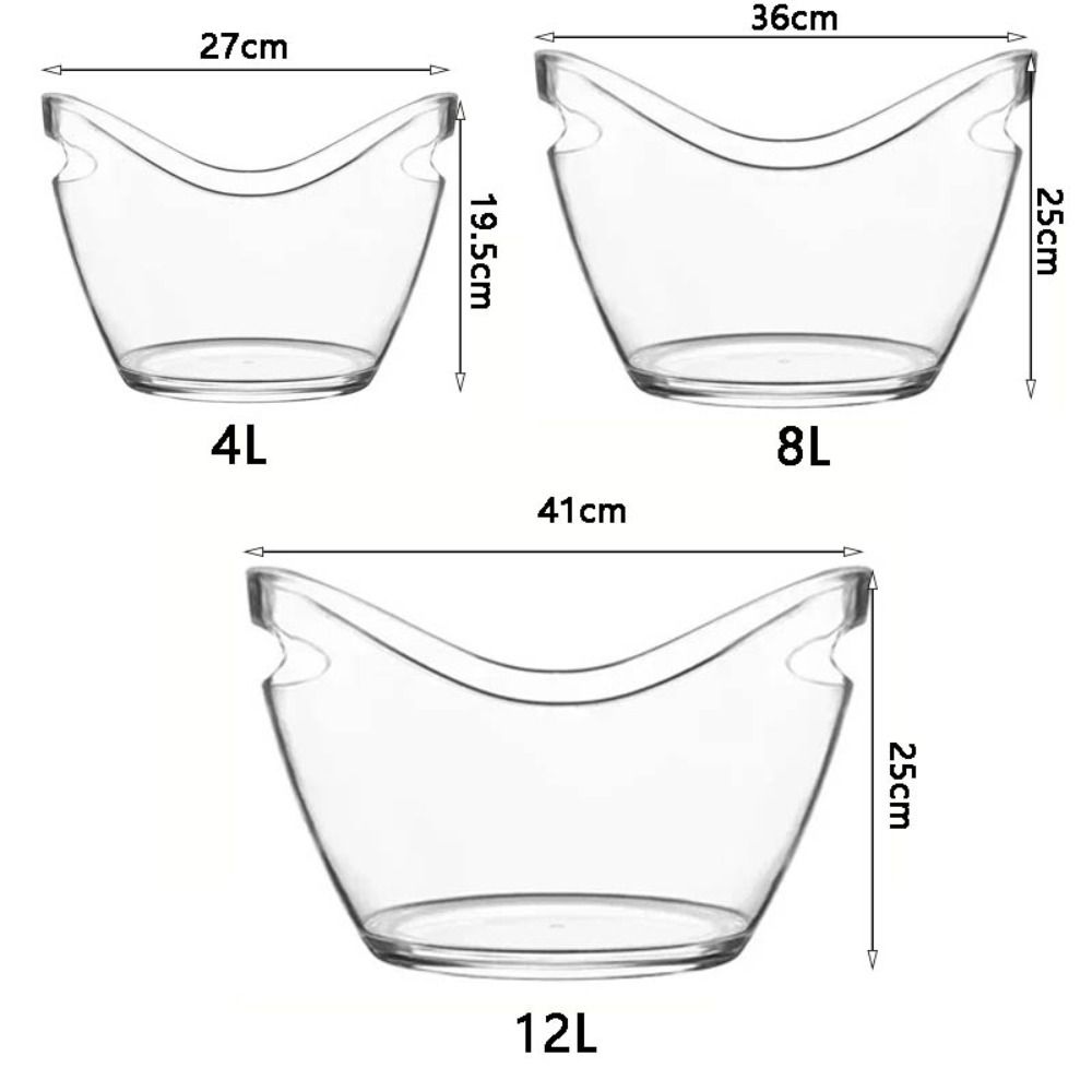 Durable 4/8/12L Transparent Ic - Wine Bottle Size บทวิจารณ์และราคา