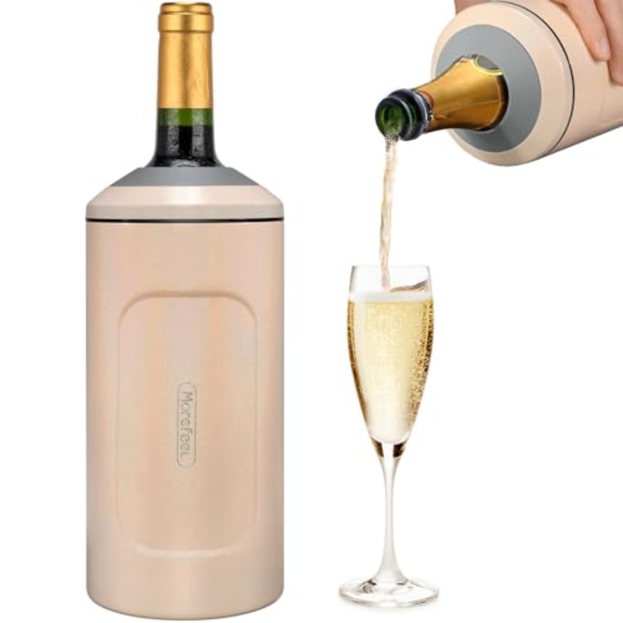 Wine Chillers for Bottles-Idea - Wine Chiller Sleeve บทวิจารณ์และราคา