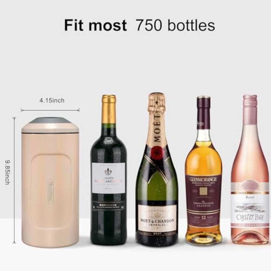 Wine Chillers for Bottles-Idea - Wine Chiller Sleeve บทวิจารณ์และราคา