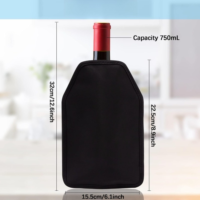 Nylon Fabric Gel Ice Wine Slee - Wine Chiller Sleeve บทวิจารณ์และราคา
