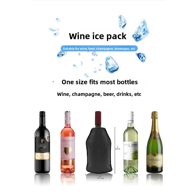 Nylon Fabric Gel Ice Wine Slee - Wine Chiller Sleeve บทวิจารณ์และราคา