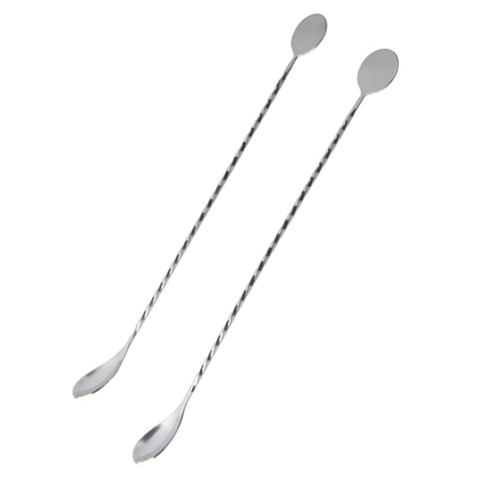 2Pcs Cocktail Bar Spoon Twiste - Bar Spoon Twisted บทวิจารณ์และราคา