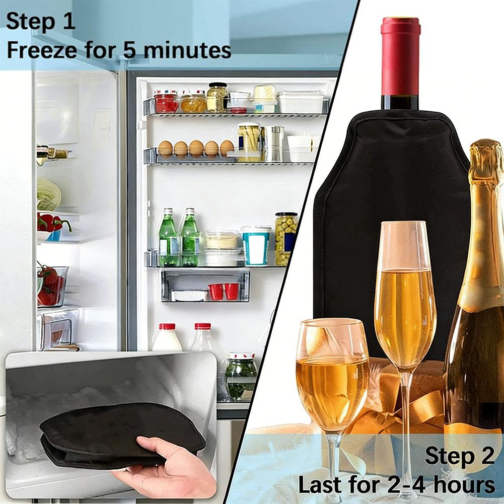 Ice Wine Cooler Sleeve Reusabl - Wine Chiller Sleeve บทวิจารณ์และราคา