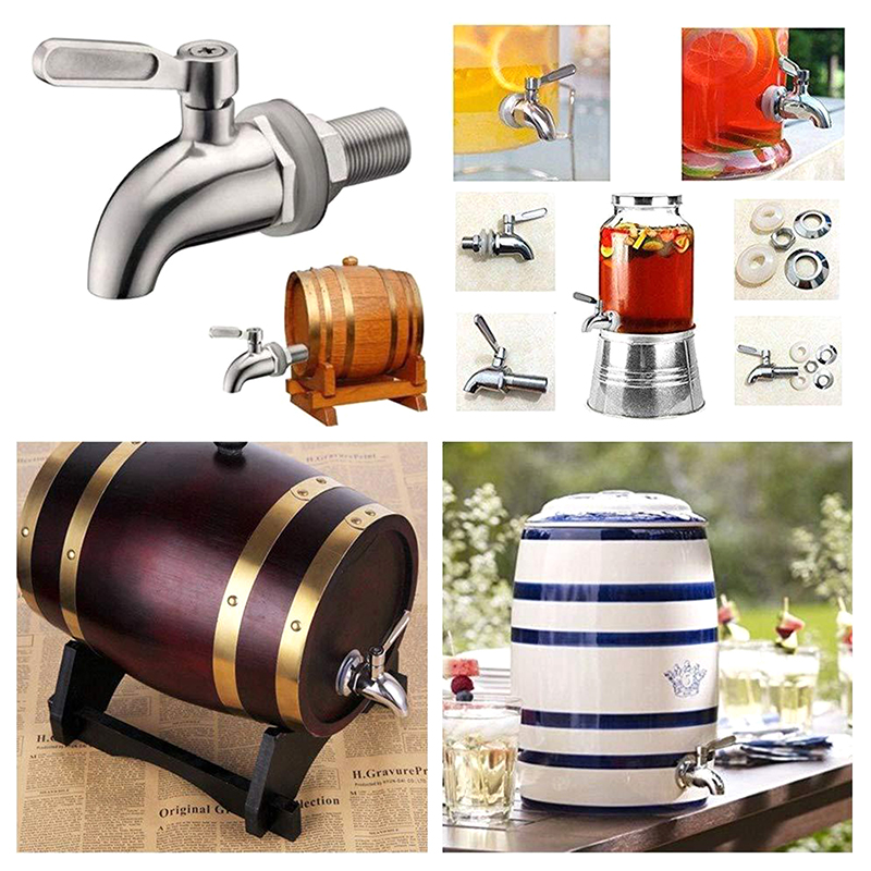 ●304 Stainless Steel Spigot Wa - Wine Beer Juice บทวิจารณ์และราคา