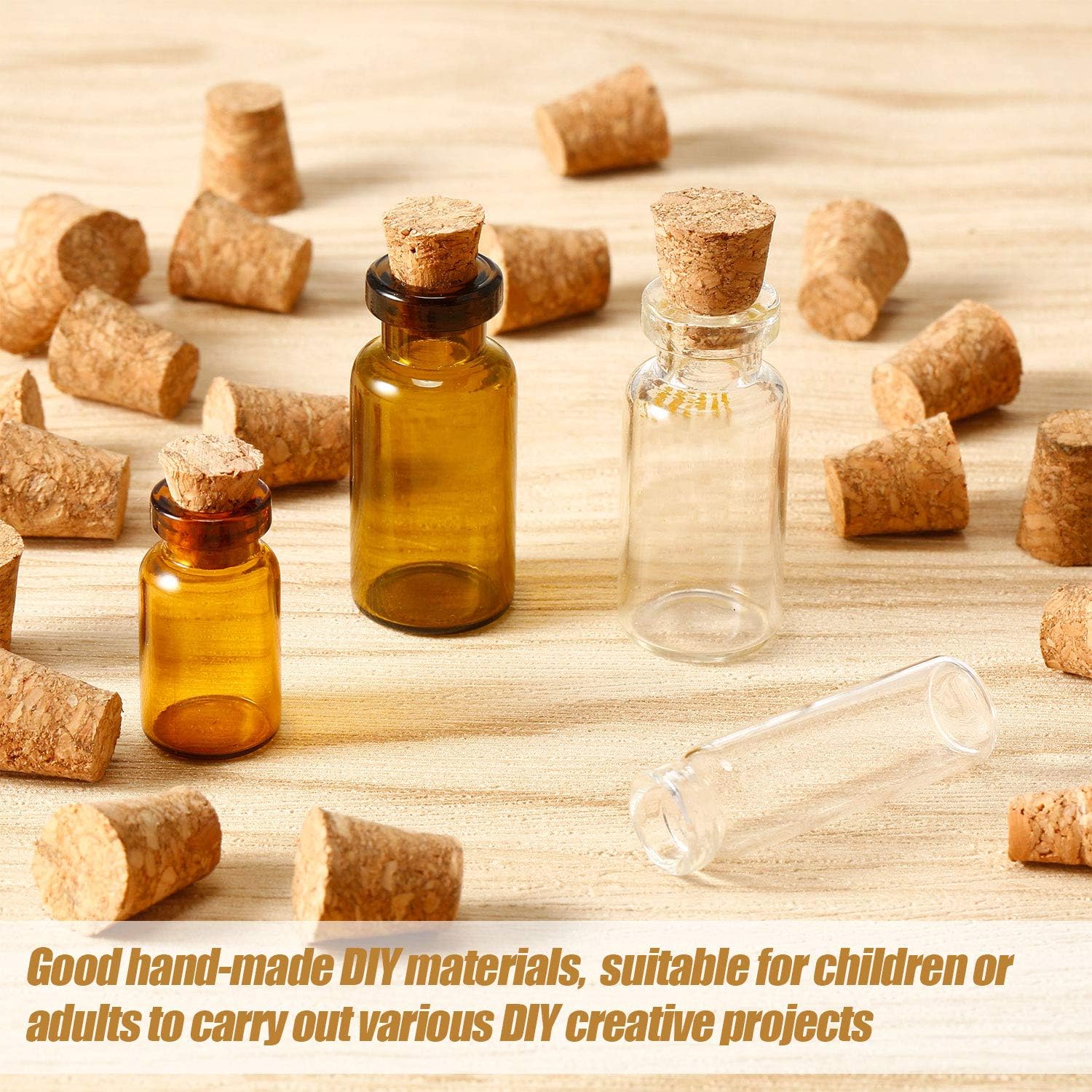 100 Pack Assorted Cork Stopper - Wine Bottle Size บทวิจารณ์และราคา