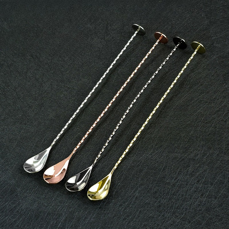 1Pcs Cocktail Bar Spoon Stainl - Bar Spoon Twisted บทวิจารณ์และราคา