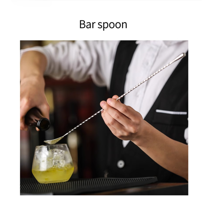 1Pcs Cocktail Bar Spoon Stainl - Bar Spoon Twisted บทวิจารณ์และราคา