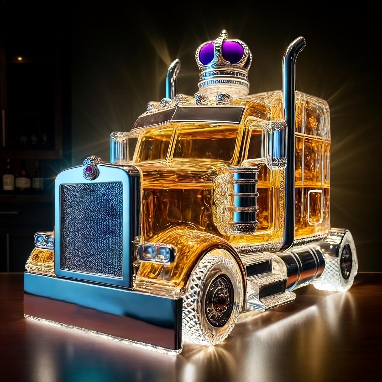 Car Glass Wine Bottle Half Tru - Wine Beer Truck บทวิจารณ์และราคา