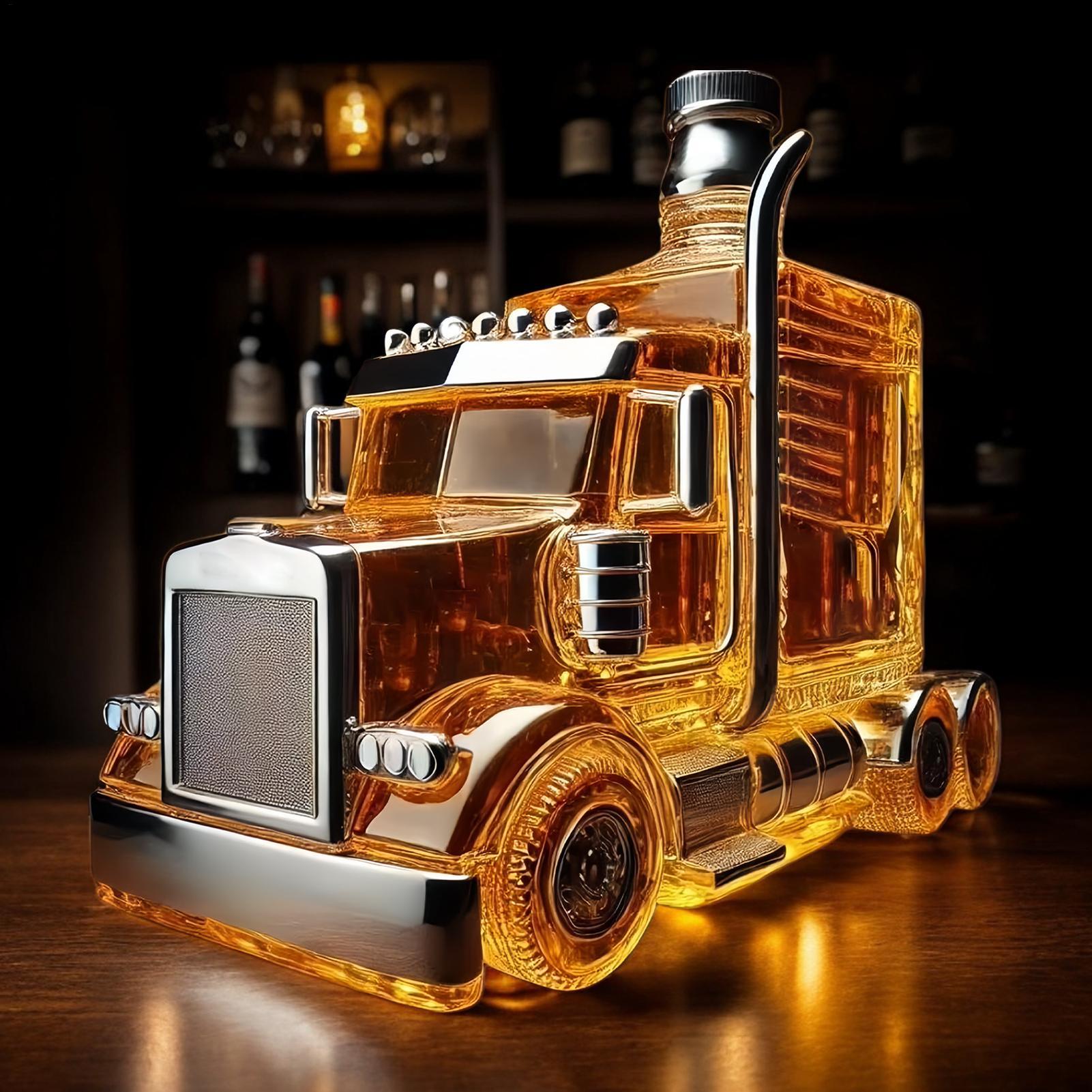 Car Glass Wine Bottle Half Tru - Wine Beer Truck บทวิจารณ์และราคา