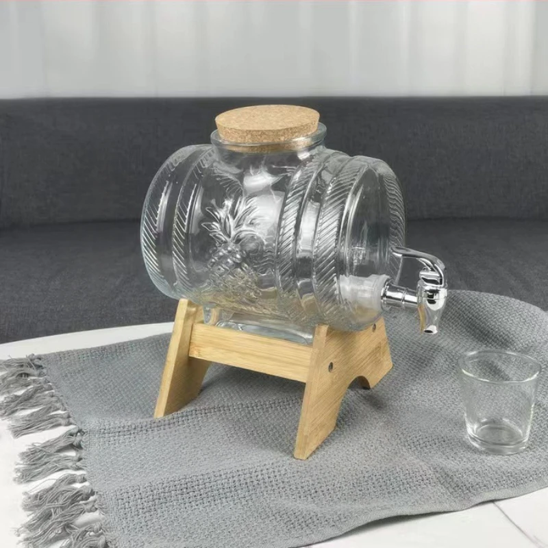 1L Beverage Barrel with Faucet - Wine Beer Juice บทวิจารณ์และราคา