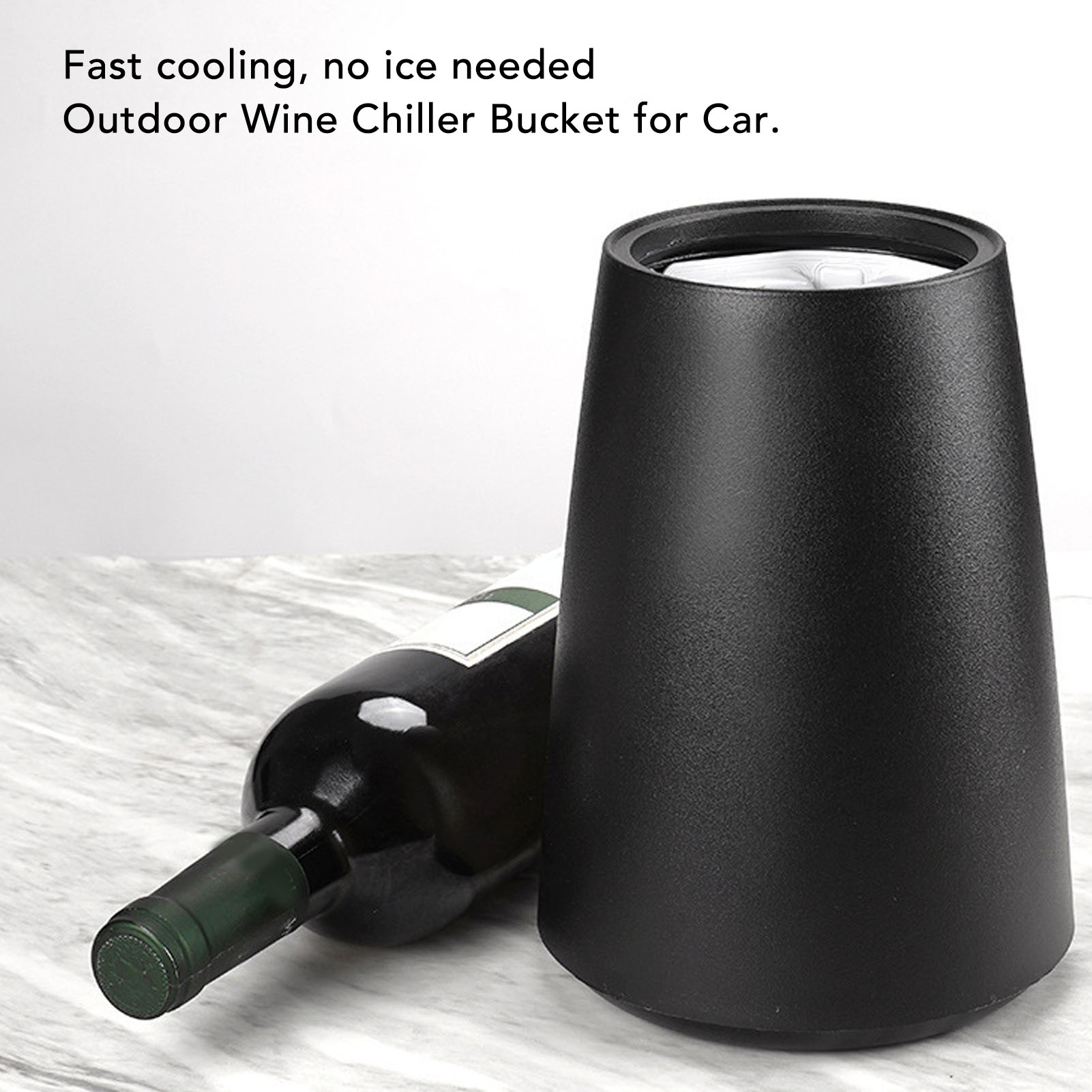 1PC Frosted Plastic Insulated  - Wine Chiller Sleeve บทวิจารณ์และราคา