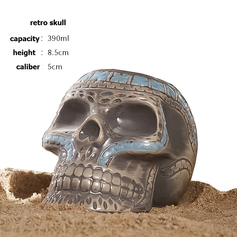 Vintage skull like ceramic win - Wine Like Beer บทวิจารณ์และราคา