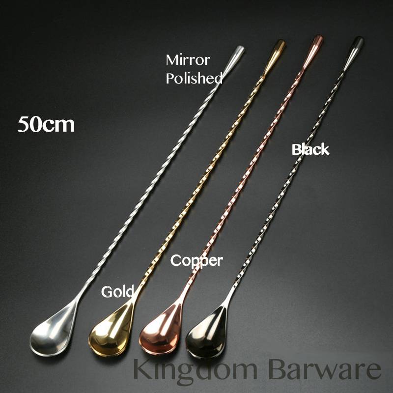 50cm Cocktail Bar Spoon 304 St - Bar Spoon Twisted บทวิจารณ์และราคา