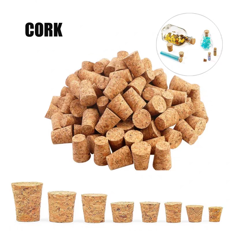 5/10 Pcs Cork Stopper Wooden L - Wine Bottle Size บทวิจารณ์และราคา