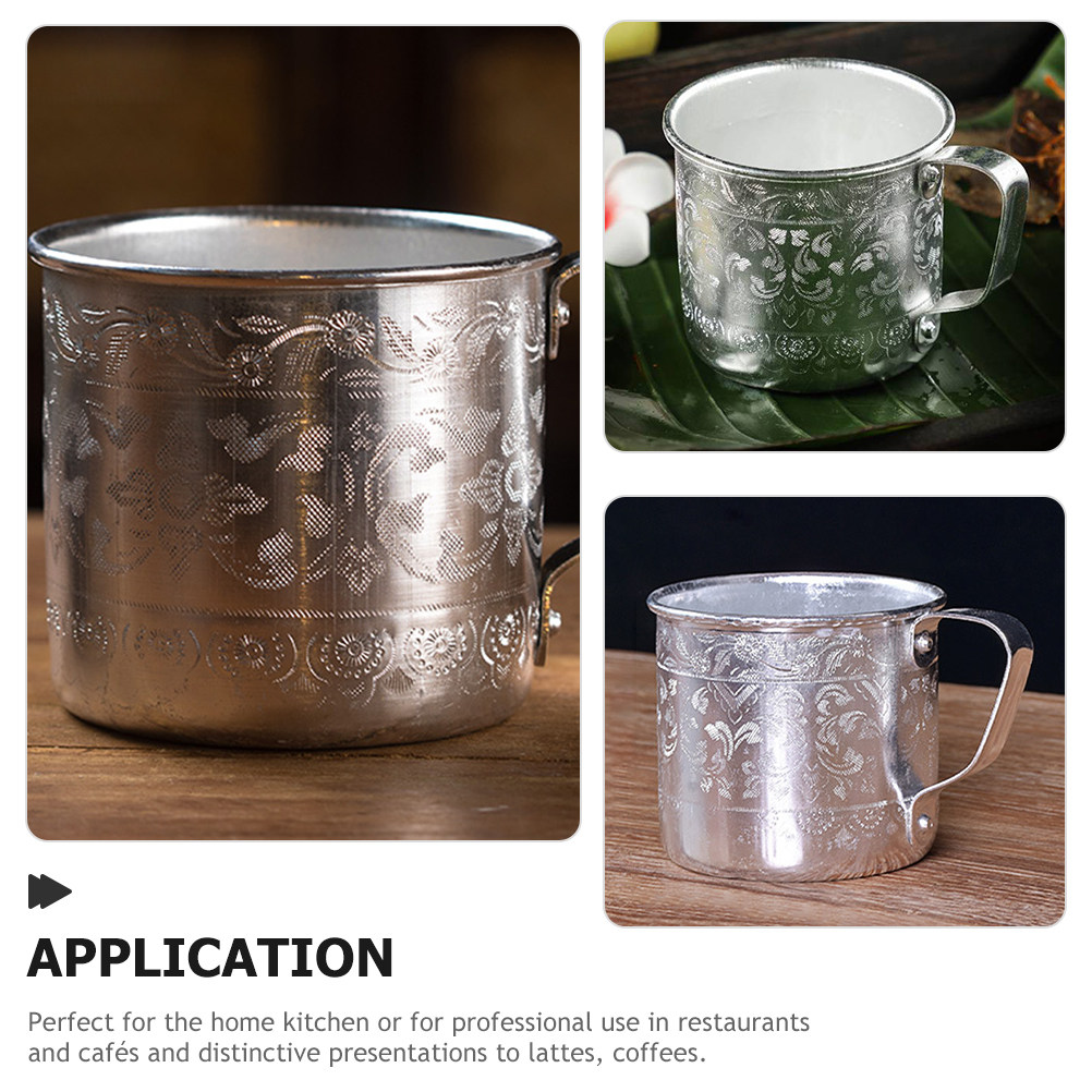 Tin Cup for Beer Coffee Stylis - Wine Beer Juice บทวิจารณ์และราคา