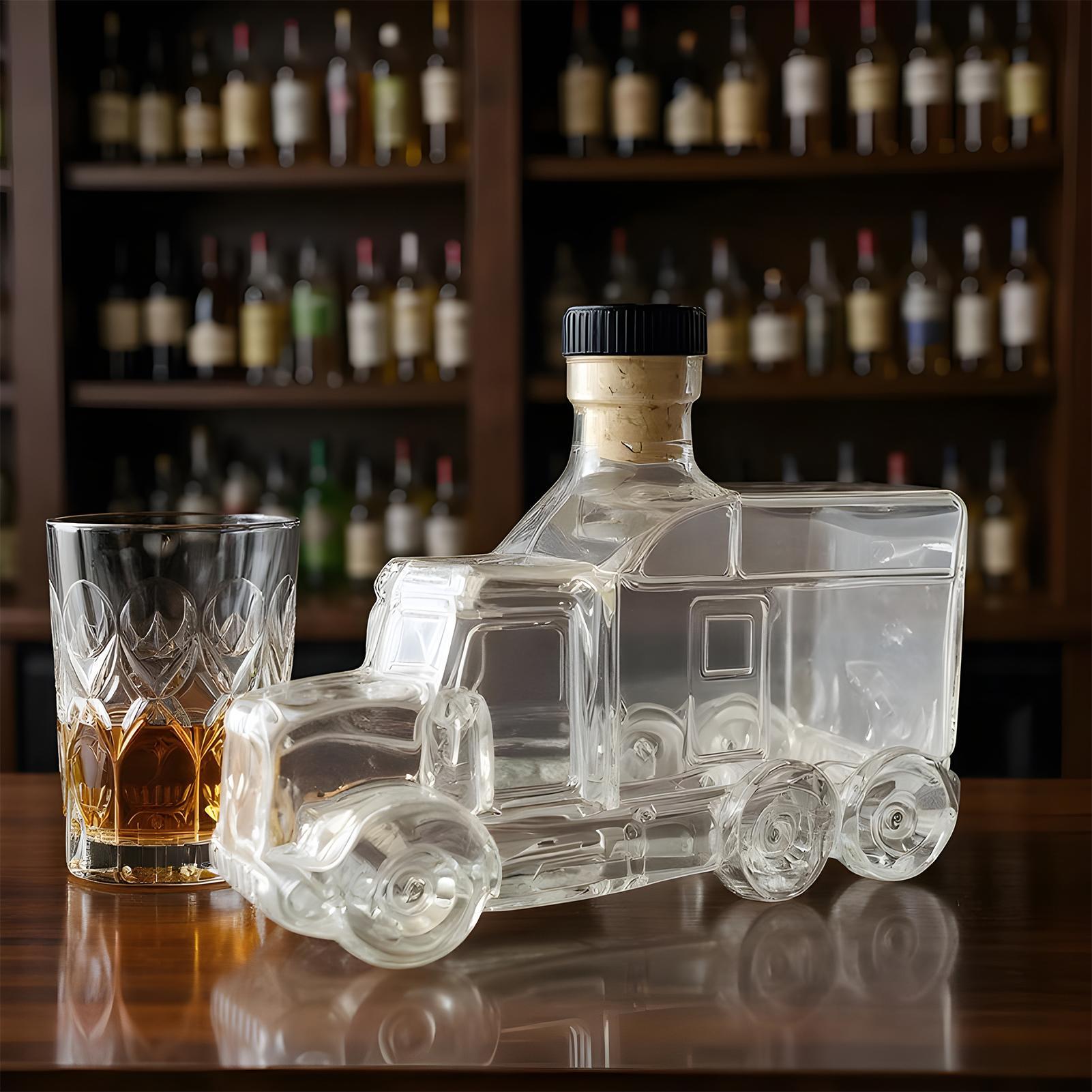 Half Truck Whiskey Decanter 37 - Wine Beer Truck บทวิจารณ์และราคา