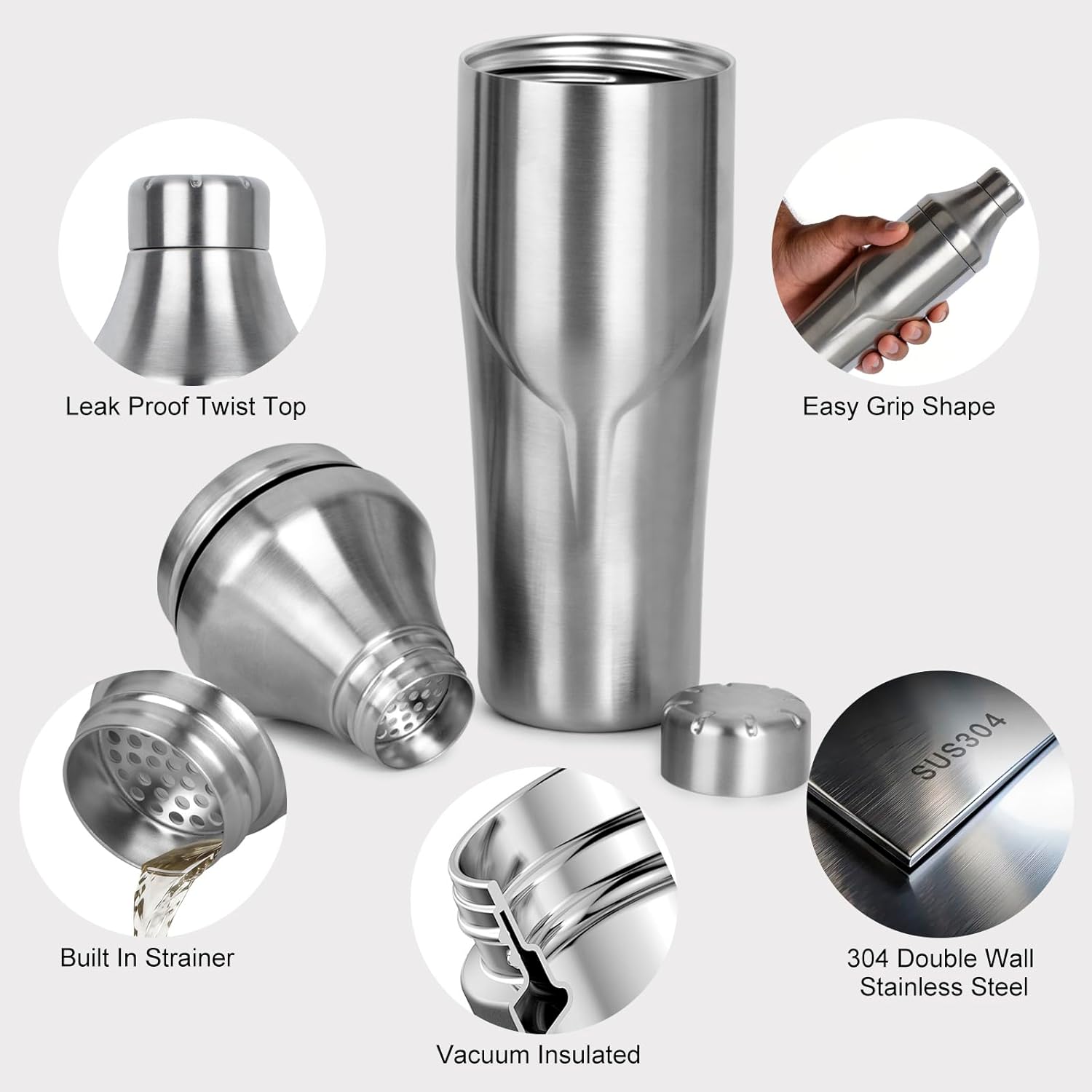 24oz Double Wall Vacuum Insula - Bar Spoon Twisted บทวิจารณ์และราคา