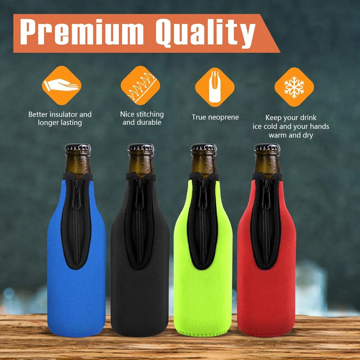 Beer Bottle Insulator Sleeve S - Wine Chiller Sleeve บทวิจารณ์และราคา