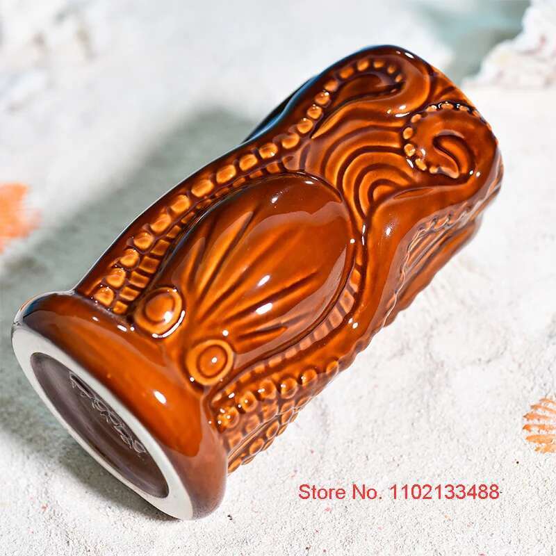 TIKI Bar Cocktail Cup Hawaii T - Wine Beer Indian บทวิจารณ์และราคา