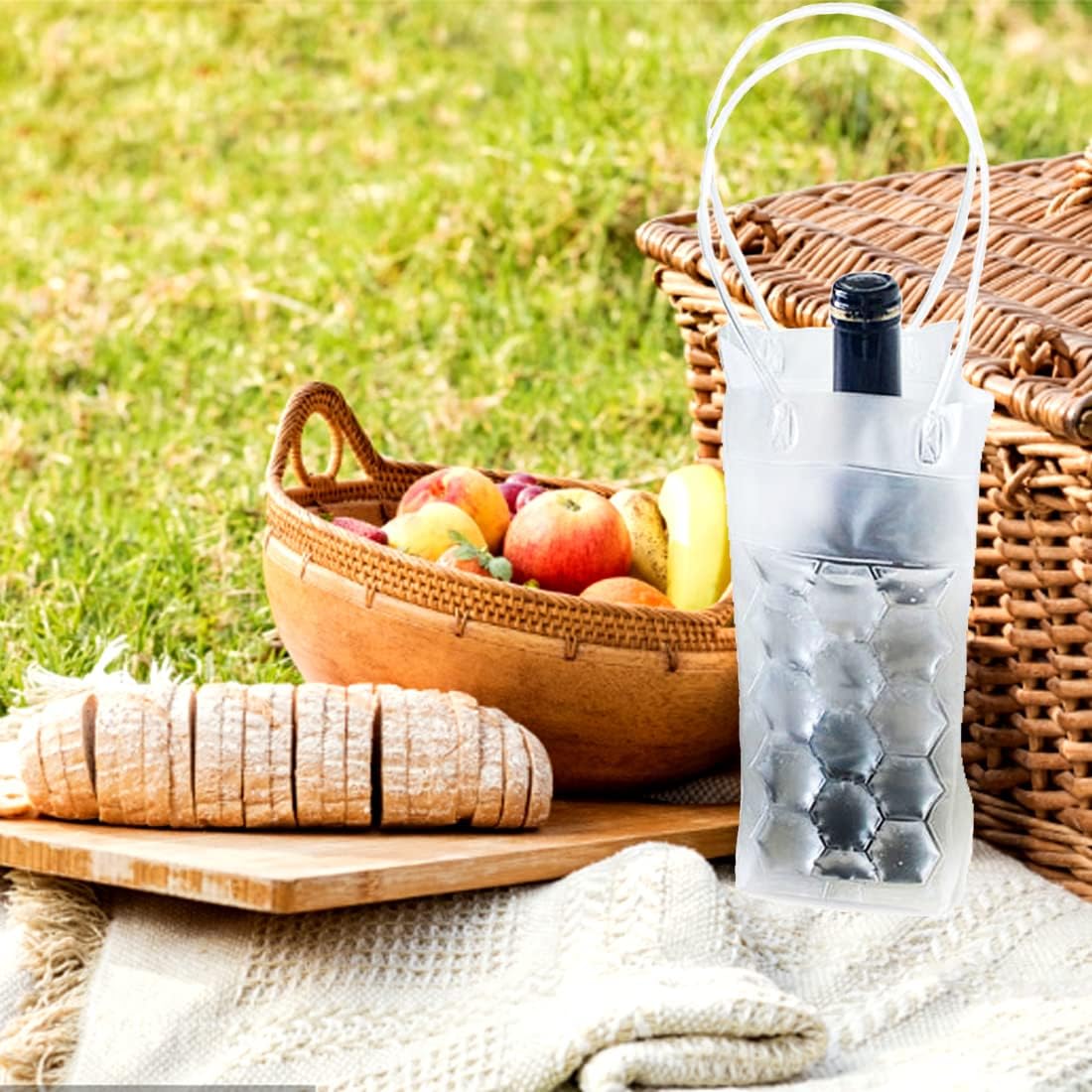 Ice Wine Bag Holder Champagne  - Wine Chiller Sleeve บทวิจารณ์และราคา