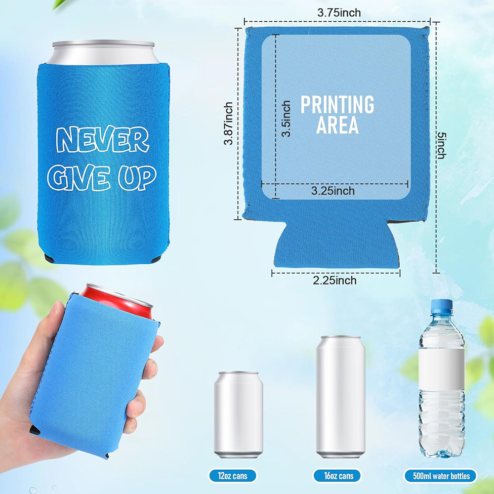 Bulk Blank Beer Can Cooler Sle - Wine Chiller Sleeve บทวิจารณ์และราคา