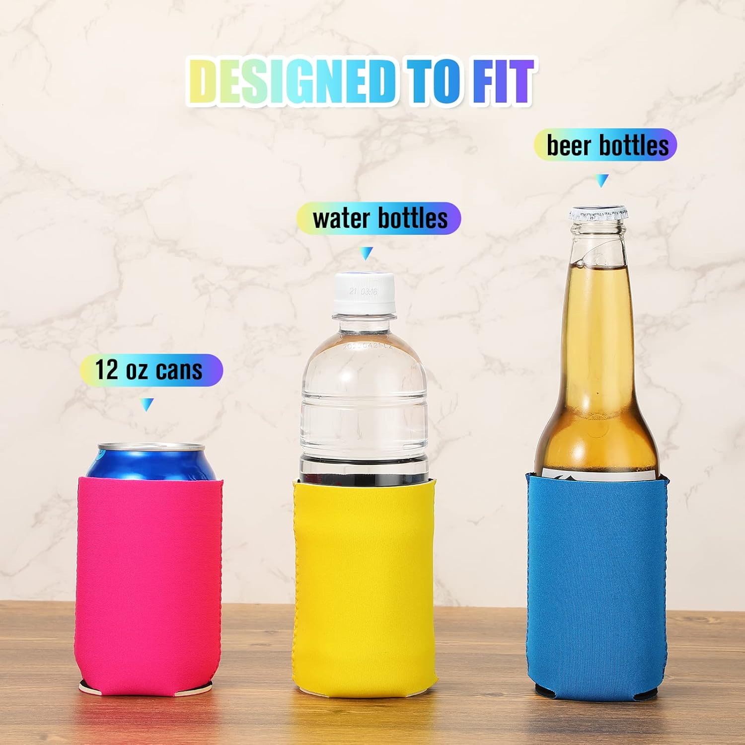 Bulk Blank Beer Can Cooler Sle - Wine Chiller Sleeve บทวิจารณ์และราคา