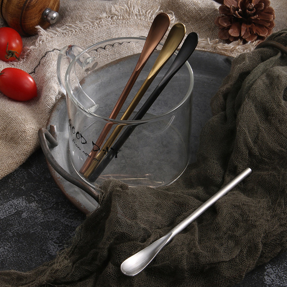 2Pcs Stainless Steel Cocktail  - Bar Spoon Twisted บทวิจารณ์และราคา