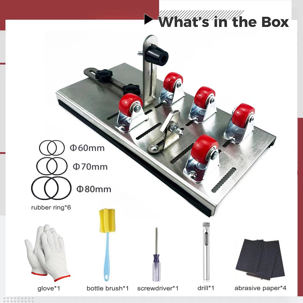 DIY Glass Bottle Cutter Adjust - Wine Bottle Size บทวิจารณ์และราคา