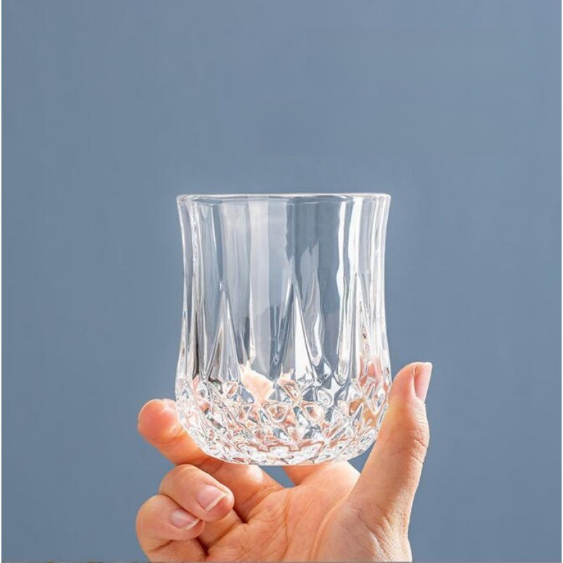 New Arrival Glass Whiskey Cup  - Wine Bottle Size บทวิจารณ์และราคา