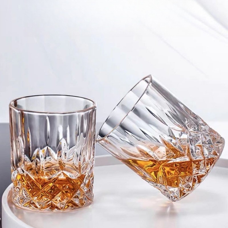 New Arrival Glass Whiskey Cup  - Wine Bottle Size บทวิจารณ์และราคา